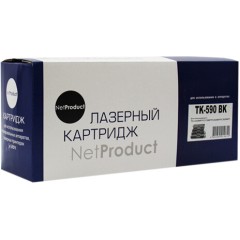 Тонер-картридж NetProduct (N-TK-590Bk) для Kyocera FS-C5250DN/<wbr>C2626MFP, Bk, 7K