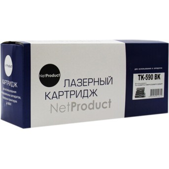 Тонер-картридж NetProduct (N-TK-590Bk) для Kyocera FS-C5250DN/<wbr>C2626MFP, Bk, 7K - Metoo (1)