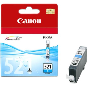Картридж Canon PIXMA iP3600/<wbr>iP4600/<wbr>MP540 (O) CLI-521, C - Metoo (1)