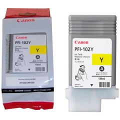 Картридж PFI-102Y Canon iPF500/ iPF600/<wbr>iPF610/<wbr>iPF700, 130мл (O) Yellow 0898B001