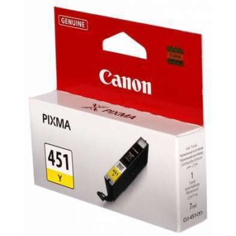 Картридж Canon PIXMA iP7240/<wbr>MG6340/<wbr>MG5440 (O) CLI-451Y, Y - Metoo (1)