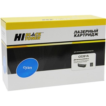 Картридж Hi-Black (HB-CE261A) для HP CLJ CP4025/<wbr>4525, Восстановленный, C, 11K - Metoo (1)