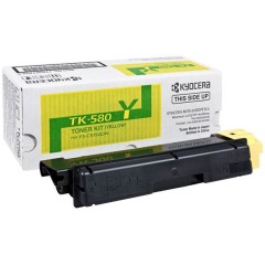 Картридж TK-580Y Kyocera FS-C5150DN, 2,8К (O) жёлтый 1T02KTANL0