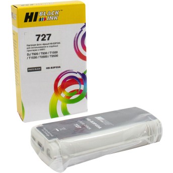 Картридж 727 для HP DJ T920/<wbr>T1500 (O) B3P23A, photoblack, 130 мл - Metoo (1)