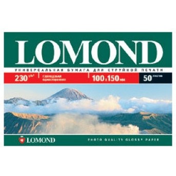 Фотобумага Lomond глянцевая односторонняя (0102035), 10x15 см, 230 г/<wbr>м2, 50 л. - Metoo (1)