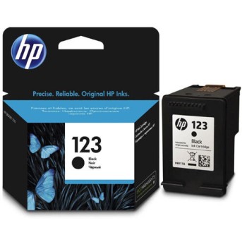 Картридж 123 для HP DJ2130, 120стр. (O) F6V17AE, black - Metoo (1)