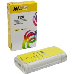Картридж Hi-Black (HB-F9J65A) для HP DJ T730/<wbr>T830, 130ml, №728XL, yellow
