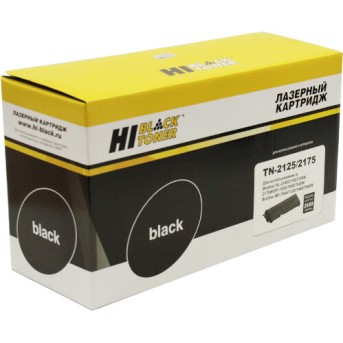 Тонер-картридж Hi-Black (HB-TN-2125/<wbr>2175) для Brother HL-2140R/<wbr>2150NR/<wbr>DCP-7030R, 2,6K - Metoo (1)