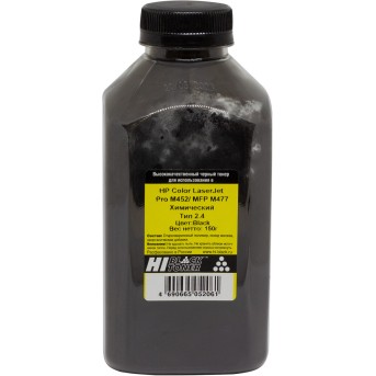 Тонер Hi-Black для HP CLJ Pro M452/<wbr>MFP M477, Химический, Тип 2.4, Bk, 150 г, банка - Metoo (1)