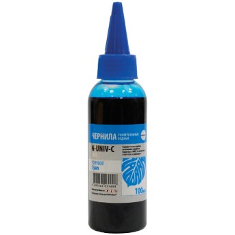 Чернила NetProduct (N-UNIV-C) водные универсальные ( 100мл, цвет голубой) - Metoo (1)