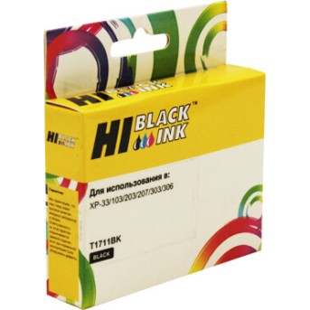 Картридж Hi-Black (HB-T1711) для Epson XP-33/<wbr>103/<wbr>203/<wbr>207/<wbr>306/<wbr>406, Bk - Metoo (1)