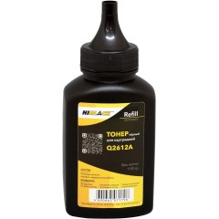 Тонер Hi-Black Refill для HP Q2612A, Bk, 110 гр., флакон..