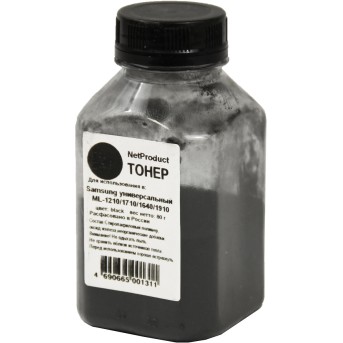 Тонер NetProduct Универсальный для Samsung ML-1210/<wbr>1710/<wbr>1640/<wbr>1910, Bk, 80 г, банка - Metoo (1)