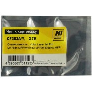 Чип Hi-Black к картриджу HP CLJ Pro MFP M476 (CF382A), Y, 2,7K