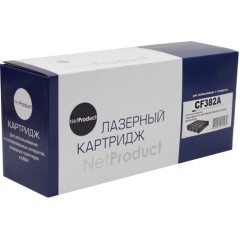 Картридж NetProduct (N-CF382A) для HP CLJ Pro MFP M476dn/<wbr>dw/<wbr>nw, №312A, Y, 2,7K
