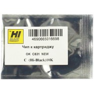 Чип Hi-Black к картриджу Oki C831 (44844507), C, 10K
