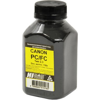 Тонер Hi-Black для Canon PC/<wbr>FC, Тип 2.3, Bk, 150 г, банка - Metoo (1)