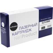 Тонер-картридж NetProduct (N-CLT-C406S) для Samsung CLP-360/365/368/CLX-3300/3305, C, 1K