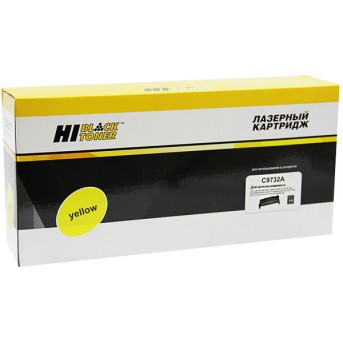 Картридж Hi-Black (HB-C9732A) для HP CLJ 5500/<wbr>5550, Восстановленный, Y, 12K - Metoo (1)
