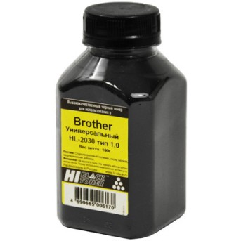 Тонер Hi-Black Универсальный для Brother HL-2030, Тип 1.0, Bk, 100 г, банка - Metoo (1)