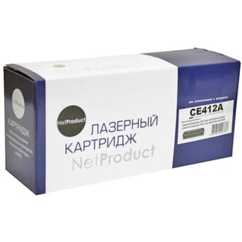 Картридж NetProduct (N-CE412A) для HP CLJ Pro300 Color M351/<wbr>M375/<wbr>Pro400 Color/<wbr>M451, Y,2,6K - Metoo (1)