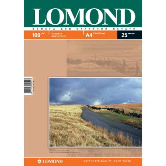 Фотобумага Lomond матовая двусторонняя (0102002), A4, 100 г/<wbr>м2, 100 л. - Metoo (1)