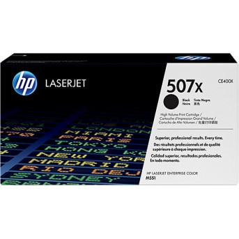 Картридж №507X HP CLJ M551series, 11К (О) black CE400X - Metoo (1)