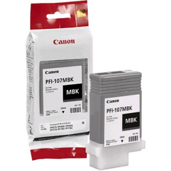 Картридж PFI-107MBK Canon 1iPF680/<wbr>685/<wbr>780/<wbr>785, 130ml (О) матовый черный 6704B001 - Metoo (1)