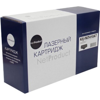 Картридж NetProduct (N-KX-FAT410A7) для Panasonic KX-MB1500/<wbr>1520, 2,5K - Metoo (1)