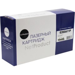 Тонер-картридж NetProduct (N-E260A11P) для Lexmark E260/<wbr>E360/<wbr>E460, 3,5K