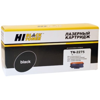 Тонер-картридж Hi-Black (HB-TN-2275) для Brother HL-2240R/<wbr>2240DR/<wbr>2250DNR/<wbr>DCP-7060DR, 2,6K - Metoo (1)