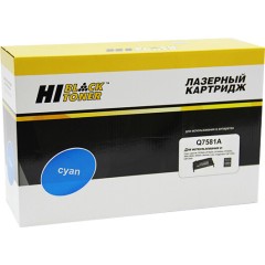 Картридж Hi-Black (HB-Q7581A) для HP CLJ 3800/<wbr>CP3505/<wbr>Canon MF8450, Восстановленный, C, 6K