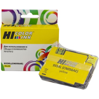 Картридж Hi-Black (HB-CN056AE) для HP Officejet 6100/<wbr>6600/<wbr>6700, №933XL, Y - Metoo (1)