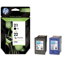 Картридж набор 21+22 для HP DJ 3920/<wbr>3940, 0,190К+0,165К (O) SD367AE bk+color