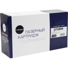 Картридж NetProduct (N-CF280X) для HP LJ Pro 400 M401/<wbr>Pro 400 MFP M425, 6,9K