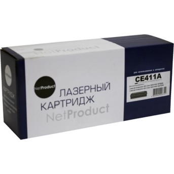 Картридж NetProduct (N-CE411A) для HP CLJ Pro300 Color M351/<wbr>M375/<wbr>Pro400 Color/<wbr>M451, C,2,6K - Metoo (1)
