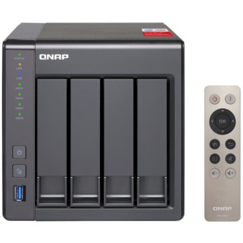 Дисковая системы хранения данных СХД Qnap Сетевой RAID-накопитель, 4 отсека для HDD, HDMI-порт. Intel Celeron J1900 2,0 ГГц TS-451+-2G (Tower) - Metoo (2)