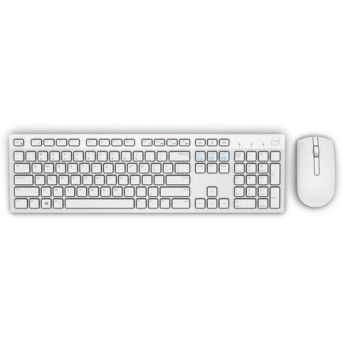 Клавиатура + мышь Dell KM636 UK (QWERTY) - White 580-ADFP в Metoo.kz - Metoo (1)