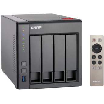 Дисковая системы хранения данных СХД Qnap Сетевой RAID-накопитель, 4 отсека для HDD, HDMI-порт. Intel Celeron J1900 2,0 ГГц TS-451+-2G (Tower) - Metoo (3)