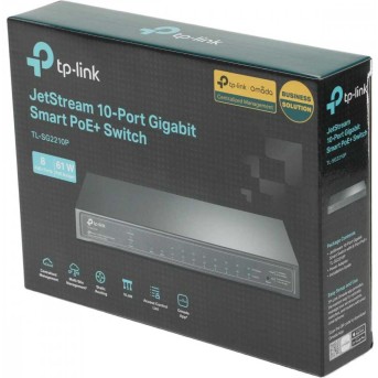Коммутатор TP-Link TL-SG2210P (1000 Base-TX (1000 мбит/<wbr>с), 2 SFP порта) - Metoo (10)