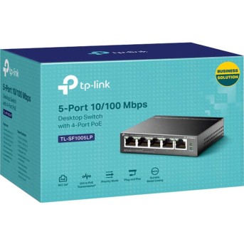 Коммутатор TP-Link TL-SF1005LP (100 Base-TX (100 мбит/<wbr>с)) - Metoo (3)