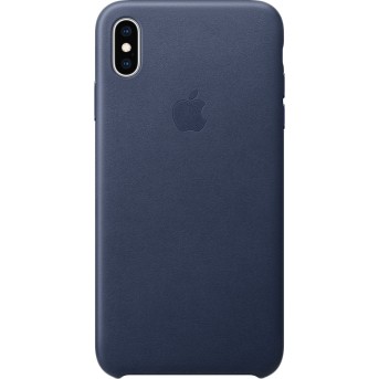 iPhone XS Max Leather Case - Midnight Blue, Model - Metoo (1)