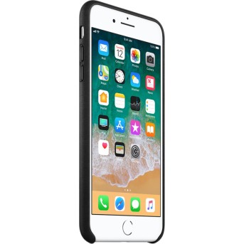 iPhone 8 Plus / 7 Plus Leather Case - Black - Metoo (2)