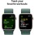 Apple Watch SE 2024 GPS 40mm Starlight Aluminium Case with Lake Green Sport Loop,Model A2722 - Metoo (10)