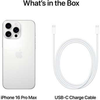 iPhone 16 Pro Max 256GB White Titanium,Model A3296 - Metoo (14)