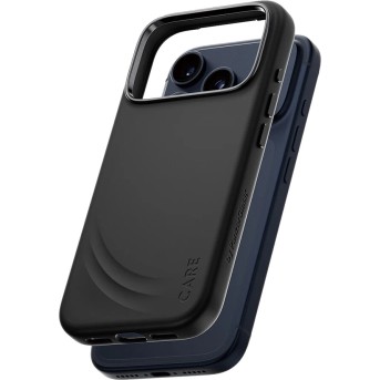CARE by PanzerGlass FLOW Case Black w. MagSafe iPhone 17 Pro Max в Metoo.kz - Metoo (1)