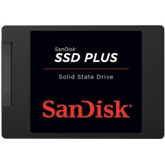 SANDISK SSD PLUS 480GB SSD, 2.5” 7mm, SATA 6Gb/<wbr>s, Read/<wbr>Write: 535 / 445 MB/<wbr>s