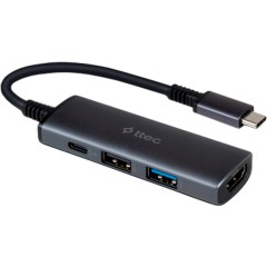ttec Type-C - 4K HDMI + PD USB-C + USB-A 2.0 +USB-A 3.0 Converter