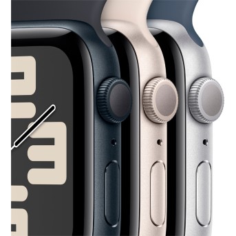 Apple Watch SE GPS 40mm Midnight Aluminium Case with Midnight Sport Band - S/<wbr>M,Model A2722 - Metoo (3)