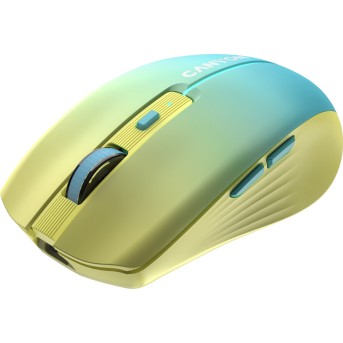 CANYON MW-44, 2 in 1 Wireless optical mouse with 8 buttons, DPI 800/<wbr>1200/<wbr>1600, 2 mode(BT/ 2.4GHz), 500mAh Lithium battery,7 single color LED light , Yellow-Blue(Gradient), cable length 0.8m, 102*64*35mm, 0.075kg - Metoo (4)
